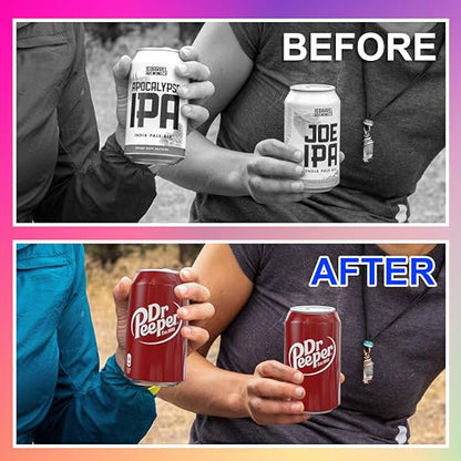 BeerSkin Skywin Silicone Can Covers that Look Like Soda - 10 Pack 12 oz (355ml), Reusable & Durable Soda Can Cover, Fun Kozies for Cans for Camping, Parties, Outdoor, Beach Accessories (Maroon) - size: Maroon