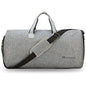 Modoker Convertible Garment Bag with Shoulder Strap, Carry on Garment Duffel Bag for Men Women - 2 in 1 Hanging Suitcase Suit Travel Bags, Grey - color: Ash Grey