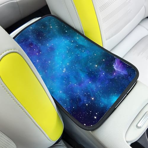 Car Center Console Cover,Nebula Galaxy Auto Center Console Pad,Armrest Cover Protector for Vehicle SUV Truck Car - color: Nebula Galaxy