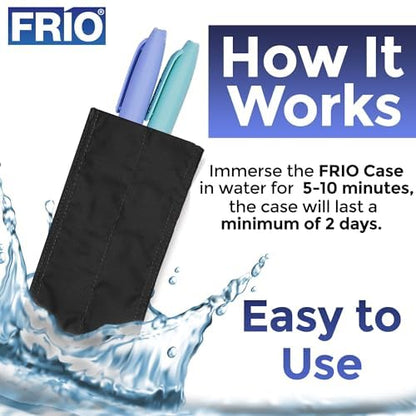 FRIO Cooling Wallet - Insulin Cooler for 45+ Hours of Stress Free On The Go - Purple - Individual - color: Purple, size: Individual