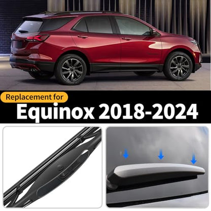 Replacement for Chevrolet Equinox 2018 2019 2020 2021 Rear Windshield Wiper Blade and Arm Assembly-All-weather Back Window Wiper Arm Blade Complete Set - size: For Chevrolet Equinox 2018-2024