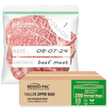 BEIDOU-PAC Gallon Food Storage Freezer Bags, 250 Count | Double Zipper | 10.5" * 10.7", Freshness Easy Open Reclosable Clear Plastic Bags - style: Zip | gal 250 count