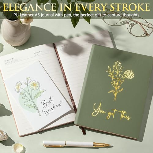 Self Care Get Well Soon Gifts Baskets for Women, Birthday Gifts Spa Care Package After Surgery, Inspirational Thinking of You Sympathy Basket Feel Better Christmas Encouragement Gift for Mom Friends - color: Sage Green