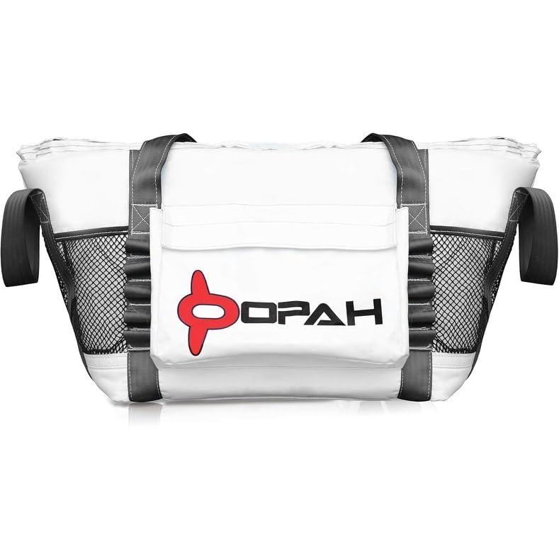 Opah Gear Fathom 3 Insulated Fish Kill Cooler Bag for Rockfish, 32' L x 12' W x 18' H, Heavy Duty, Marine-Grade Vinyl, UV Resistant, Camping & Fishing - style: Fathom 3 Fishing Cooler Bag – 52 Quart