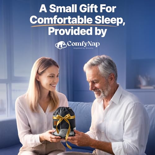 ComfyNap® Versatile Travel Neck Pillow for Airplane [Patented], 9 Positions in 3 Techniques, Plane Pillow with Pure Memory Foam, Travel Pillow with HeadRest Flight Sleep, Travel Essential - Moon - color: Moon