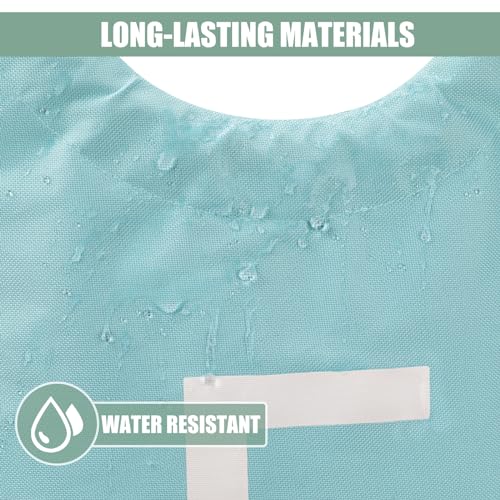 DOKEHOM 82L Large Laundry Basket, Collapsible Laundry Bag, Freestanding Tall Clothes Hamper, Foldable Washing Bin (Light Blue) - color: Light Blue, size: 82L