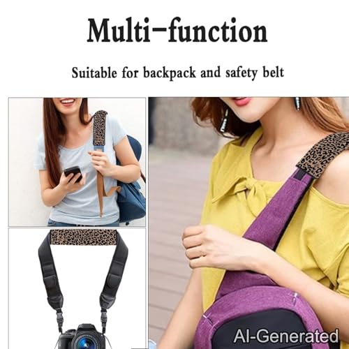 Brown Leopard Print Car Seat Belt Cover Easy to Install 2 Pack Safety Belt Cover Anti-Slip Shoulder Strap Protects Universal Auto Seat Straps for Vehicle, Truck, SUV - color: Brown Leopard Print