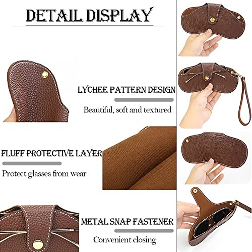 Glasses Case Holder Portable Slim Sunglasses Pouch Soft Eyeglasses Bag Eyewear Sleeve For Women Men - color: Orange