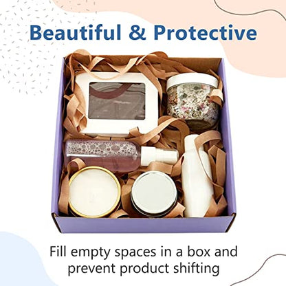 IDL Packaging SpiroPack™ Stylish Box Filler 30 lbs in a Box, Brown, Wide-Cut Spirals - Packing Filler for Baskets, Gift Boxes, and Packages - Modern Alternative to Shredded and Crinkle Paper - color: Kraft, size: 30 lbs