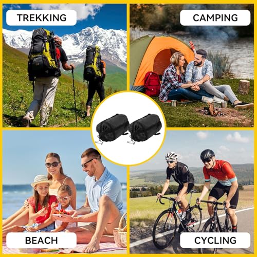 Compression Stuff Sack, 2PCS Compression Sack for Sleeping Bag, Nylon Sleeping Bag Stuff for Camping Hiking Backpacking Travel