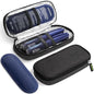 AUVON Insulin Cooler Travel Case with 2 x 90g TSA Approved Ice Packs, Diabetic Medication Insulated Cooling Bag for Insulin Pens and Diabetic Supplies Storage, Compact for Daily Life and Trips - color: Black