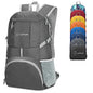 ZOMAKE Lightweight Packable Backpack 35L, Light Foldable Backpacks Water Resistant Collapsible Hiking Bag, Compact Folding Day Pack for Travel Camping(Dimgray) - color: Dimgray