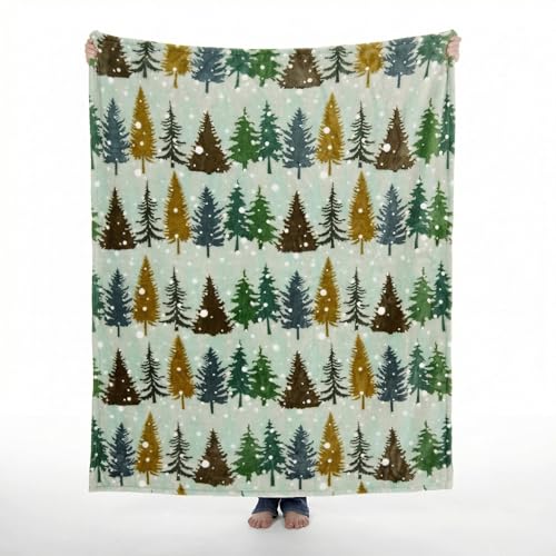 Carstens, Inc. Travel Blanket, Premium Compact 2-in-1 Airplane Blanket/Pillow, Snowflake Forest - color: Snowflake Forest