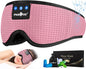 MUSICOZY Sleep Headphones, Bluetooth 5.4 Sleep Mask Headband Headphones Sleeping Eye Mask, Wireless Music Earbuds Earphones with HD Stereo Speakers for Side Sleepers, Cool Gadgets Unique Gift - color: Light Pink