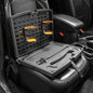 Front Seat Organizer – MOLLE Panel Car Seat Organizer with Steering Wheel Tray Cup Holder, Car Trays for Eating, Heavy-Duty MOLLE Panels for Vehicles