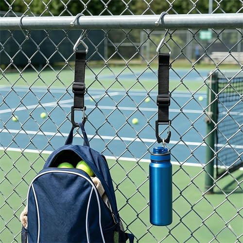 Purse Hook for Car, S-Shape Headrest Hooks, 2 Pack | 100 LBS Heavy Duty, Safe Flat Design, Multi-Use for Bags & Sports Fence - style: DS1