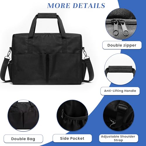 Griddle Carrying Bag for Blackstone Adventure Ready 12"x14" and 20"x14" 2-Burner Propane Camping Griddles, Portable Storage Case, Heavy Duty Weatherproof Protective Cover for Camping, BBQ, Tailgating - size: Carry case