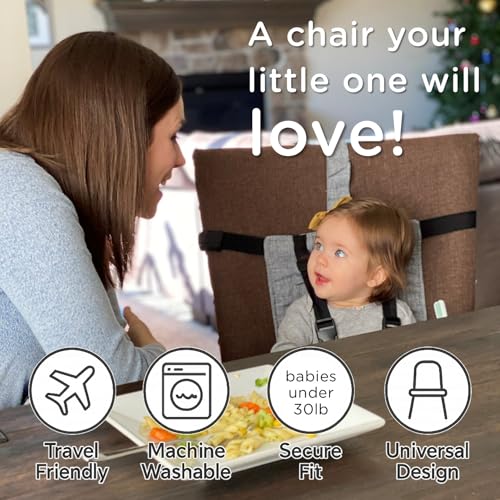 liuliuby Compact Travel High Chair | Portable High Chair for Baby | Baby Travel Essential Harness Seat | Must Haves for Vacations, Restaurants, Family Visits with Babies | Portable Highchair Seat