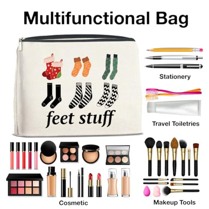 Travel Socks Organizer Bag Feet Stuff Storage Pack Zipper Pouch for Travel Suitcase Luggage