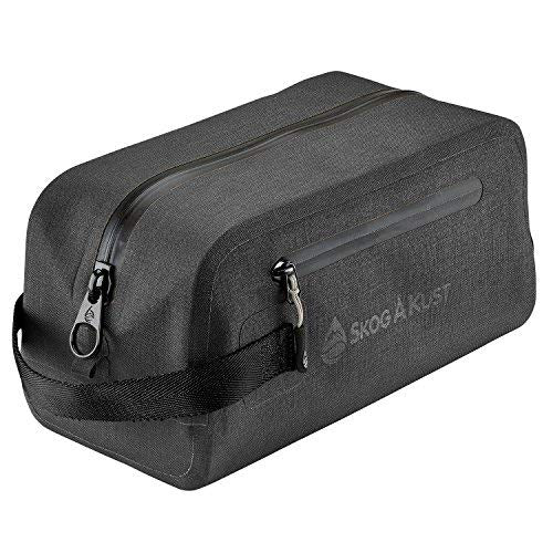 Skog Å Kust DoppSåk Waterproof & Leak-Proof Travel Toiletry Bag | Large, Black - color: Black, size: Large