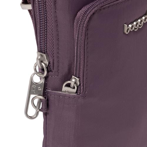 Baggallini Women's Securtex Anti-theft Activity Crossbody Bag - color: Misty Purple