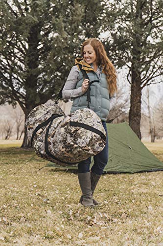 131L Expedition Duffel Bag, Heavy-Duty Gear Bag, 1050D Tuff Cloth, Diamond Ripstop, Reinforced Stitching - Camo (16" x 40") - color: Desert Shadow, size: 16" x 40" (131 Liters)