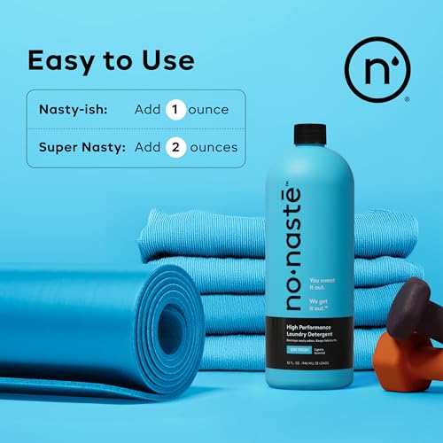Nonaste Zen Fresh Activewear Laundry Detergent (32 Fl Oz, Pack of 1) – High Performance Detergent, Eliminates Trapped Sweat & Odors | Laundry Safe for Fabrics and Sportswear, Fresh Scent, 32 Loads - size: 32 Fl Oz (Pack of 1)