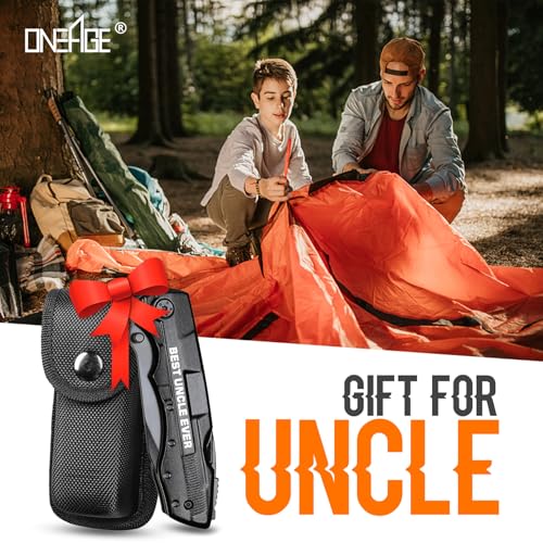 Uncle Gifts, ”BEST UNCLE EVER” Multitool Knife, Stocking Stuffers for Uncles, Uncles Birthday Gift, Best Uncle's Presents, Uncle Gifts from Niece Nephew, Uncle's Christmas Gift - style: UNCLE GIFTS