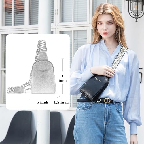 Haytijoe Small Anti Theft Crossbody Bag for Women Faux Leather Lightweight Sling Bags RFID Blocking Fanny Pack for Travel - color: Brown Mocha