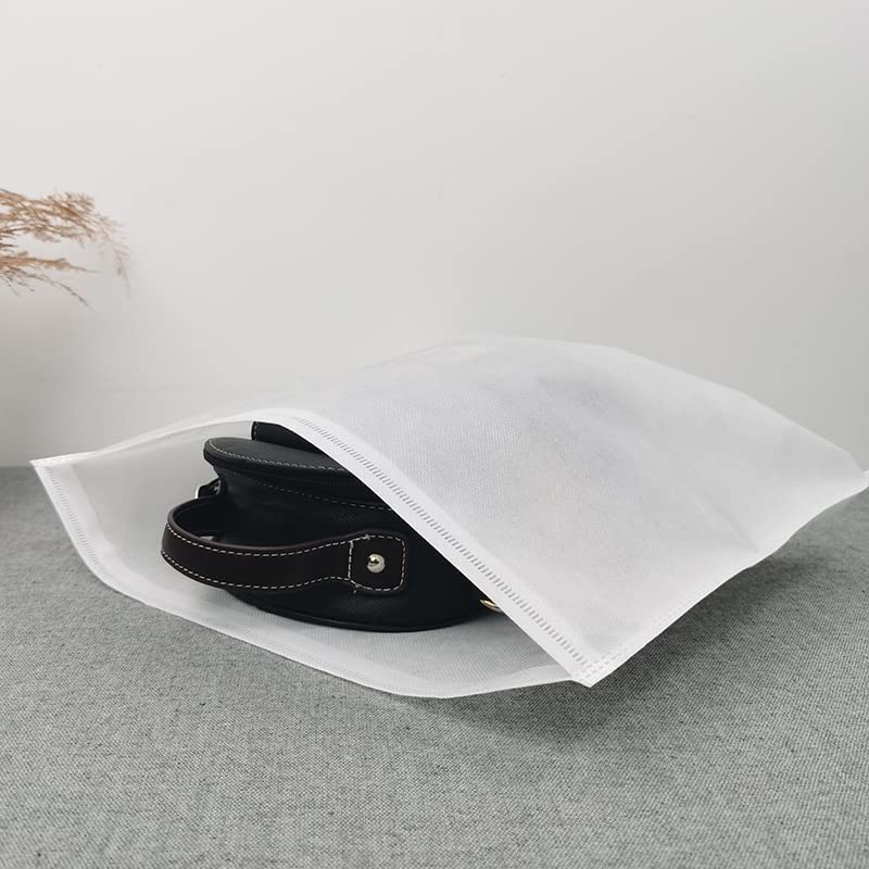 30 eco-friendly travel shoe bag storage bags, non-woven breathable dust-proof bag with rope, suitable for storing shoes and bags, isolate dust and keep shoes and bags clean and tidy. (15.7inX19.68in) - size: 15.7inX19.68in