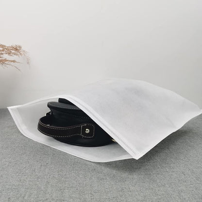 30 eco-friendly travel shoe bag storage bags, non-woven breathable dust-proof bag with rope, suitable for storing shoes and bags, isolate dust and keep shoes and bags clean and tidy. (15.7inX19.68in) - size: 15.7inX19.68in