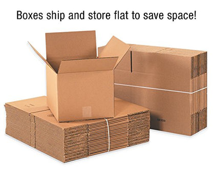 TAPE LOGIC 6x3x3 Long Corrugated Boxes, Long, 6L x 3W x 3H, Pack of 25 | Shipping, Packaging, Moving, Storage Box for Home or Business, Strong Wholesale Bulk Boxes - size: 6" x 3" x 3"