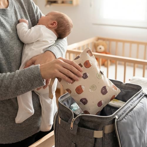 HAMUR Baby Diaper Bag Organizer – Compact & Foldable Stroller Pouch for Newborn Essentials | Travel-Friendly | Fits Boys & Girls (Urchin) - color: Urchin