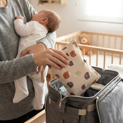 HAMUR Baby Diaper Bag Organizer – Compact & Foldable Stroller Pouch for Newborn Essentials | Travel-Friendly | Fits Boys & Girls (Urchin) - color: Urchin