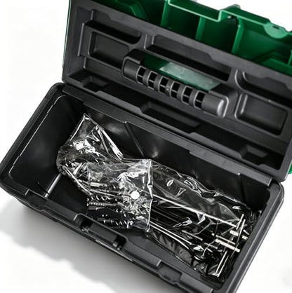 23pcs Packing Puller Kit, Stainless Steel Gland Packing Extractor Set with Flexible Shafts & Corkscrew Pulling Hooks for Valve Maintenance Industrial Seal Removal Tools with Toolbox, Removable Tips