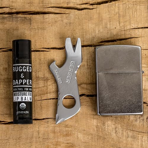 Gerber Gear Shard 7-in-1 Keychain Multitool - Screwdriver, Bottle Opener, EDC Compact Tool - Fathers Day Dad Gifts, Gifts for Men, Silver - style: Gear Shard Keychain