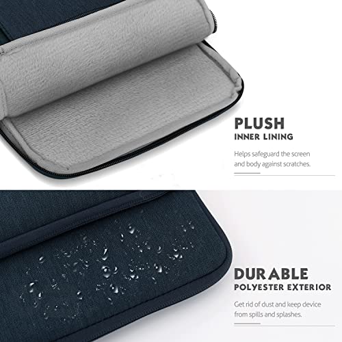 MoKo 9-11 Inch Tablet Sleeve Bag Carrying Case with Storage Pockets Fits New 11-inch iPad Air M4 2026/iPad Pro M5, iPad Pro/A16 11, iPad Air 5/4th 10.9, iPad 9/8th 10.2, Tab S8/S9 11, Indigo - color: Indigo, size: 9-11 Inch