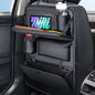 Coverado Backseat Car Organizer, Nappa Leather Car Seat Organizer with Touch Screen Tablet Holder, Foldable Food Tray, Kick Mats Protector, Multi Car Storage Accessories, Garbage Bag Holder-1 Pack - size: 1 Pack-Original