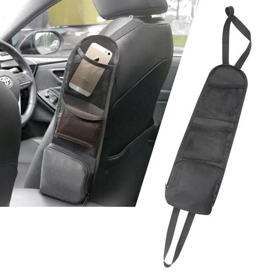Car Seat Organizer with Multiple Pockets | Hanging Storage Bag, Durable Mesh Seat Back, Multi-Function Pockets, For Baby, Kids, Travel