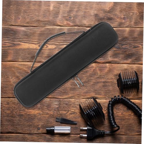 FOMIYES Hair Straightener Protective Case Travel Hair Straightener Bag Eva Storage Pouch for Styling Tools - color: Black