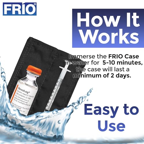 FRIO Cooling Wallet - Insulin Cooler for 45+ Hours of Stress Free On The Go - Purple Mini - color: Purple, size: Mini