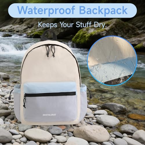 Hiking Backpack for Women Men 16L,Lightweight Foldable Backpack,Packable Hiking Daypack for Travel Camping Outdoor,Beige - color: Beige