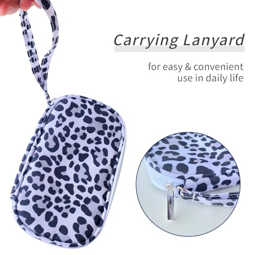 Electronics Organizer Travel Case, Cable Organizer Travel Essentials Tech Pouch,Suitable for Charger, Cable, Phone，Flash Drive,Leopard print - color: Leopard print