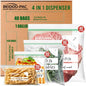 BEIDOU-PAC Combo Storage Zip Bags 350 Count, Resealable Variety Pack With Organizer, Reclosable Clear Plastic Snack, Sandwich, Quart, Gallon Assorted Size Bags - style: Zip | Variety Pack | 350 count