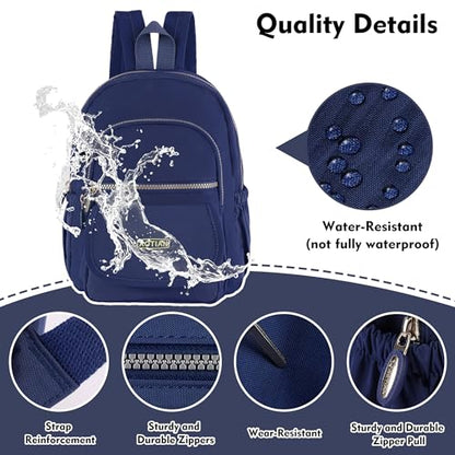 AOTIAN Mini Nylon Women Backpacks Casual Lightweight Small Daypack for Girls - color: Mini Deep Blue