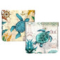 2Pcs PU Leather Small Squeeze Coin Purse Pouch Mini coin Bag Unique And Cute Wallet Cosmetic Bags Change Bag For Women Girls Men Map Turtle Pattern - color: Map Turtle Pattern