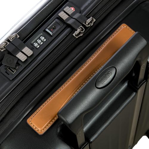 Bric's Taormina Ultra-Light Carry-On Spinner – Airline Approved Expandable Hard Shell Suitcase with TSA Lock, Anti-Tamper Zippers & Built-In USB Port - 21 Inch with Pocket, Black - color: Black, size: Carry-On w/ Front Pocket