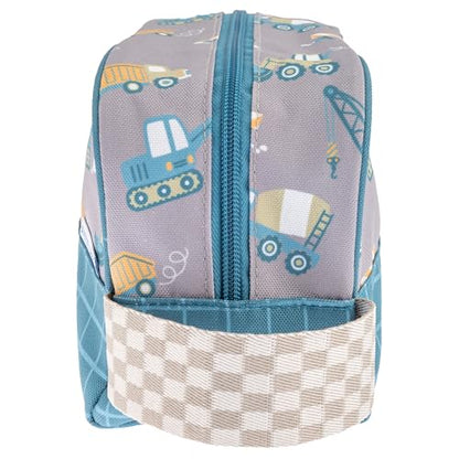 Stephen Joseph, Kids Toiletry Bag, Boys and Girls Toiletry Kit, Travel Bag - color: Construction