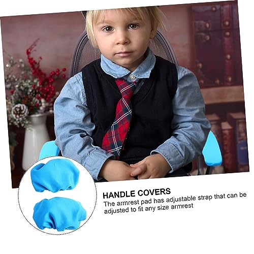 Boy Girl's Chair Armrest Covers Elastic Fit Polyester Armrest Sleeves for Gaming Office Home Airplane Seats