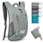 G4Free 10L/15L Hiking Backpack Lightweight Packable Hiking Daypack Small Travel Outdoor Foldable Shoulder Bag - color: Grey, size: 15L